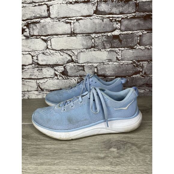 Hoka One One Hupana Flow Blue Fabric Running Shoes Sneakers Women Sz 8M US/40EU - Picture 8 of 16